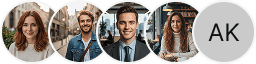 Investeerdersprofielavatars in het handelsreview-gedeelte van Cijferatie